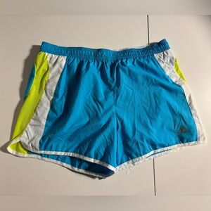 Adidas Blue and White Sports/Athletic Shorts